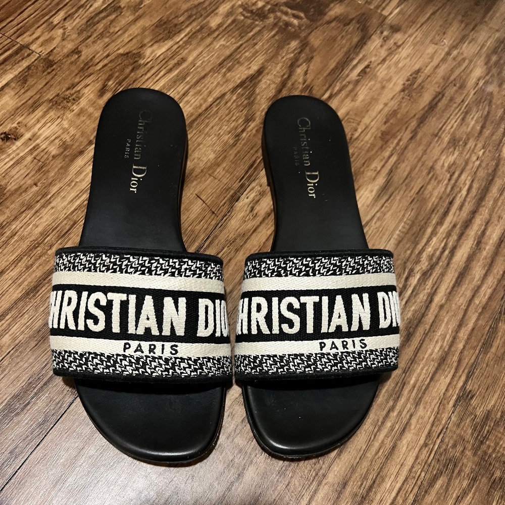 Christian Dior Dway Slides.